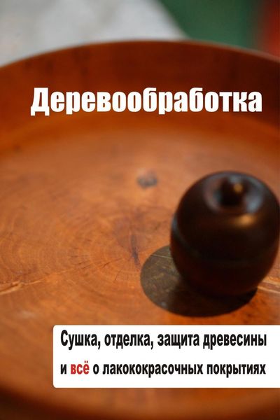 Обложка книги  «Сушка, защита, отделка древесины и все о лакокрасочных покрытиях»
