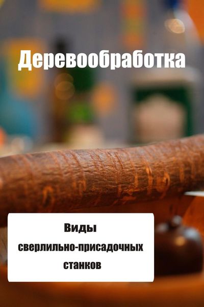 Обложка книги  «Виды сверлильно-присадочных станков»