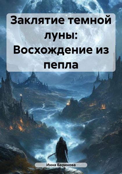 Обложка книги  «Заклятие темной луны: Восхождение из пепла»