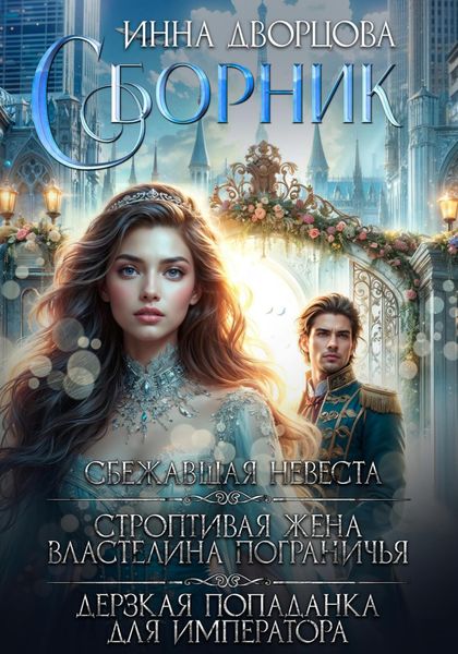 Обложка книги  «Сбежавшая невеста. Строптивая жена Властелина Пограничья. Дерзкая попаданка для императора. Сборник:»