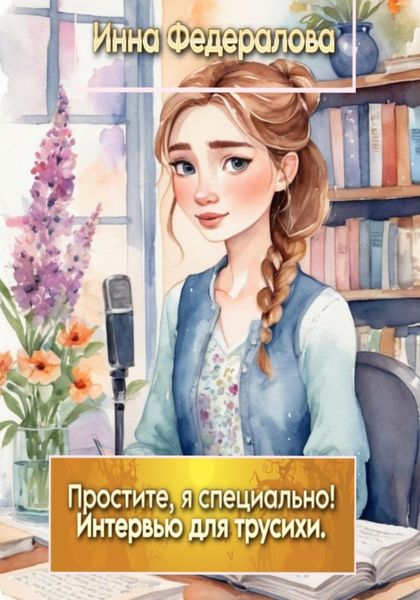 Обложка книги «Интервью для трусихи. Простите, я специально!»