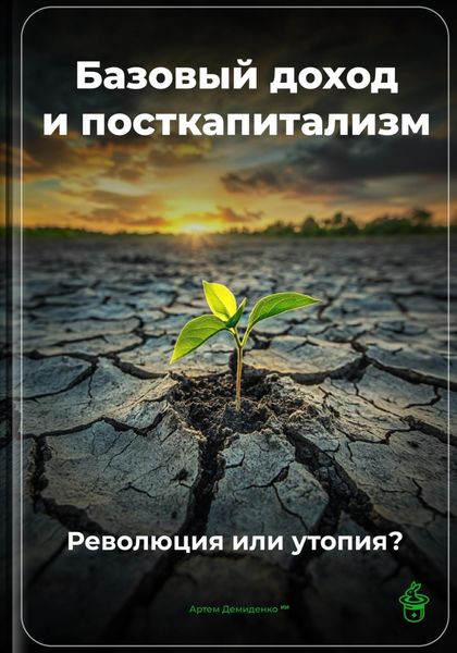 Обложка книги  «Базовый доход и посткапитализм: Революция или утопия?»