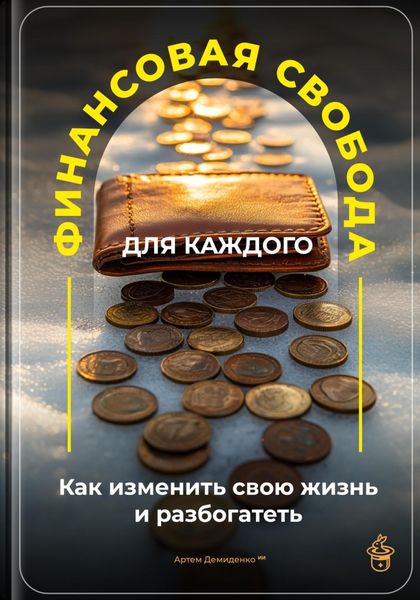 Обложка книги  «Финансовая свобода для каждого: Как изменить свою жизнь и разбогатеть»