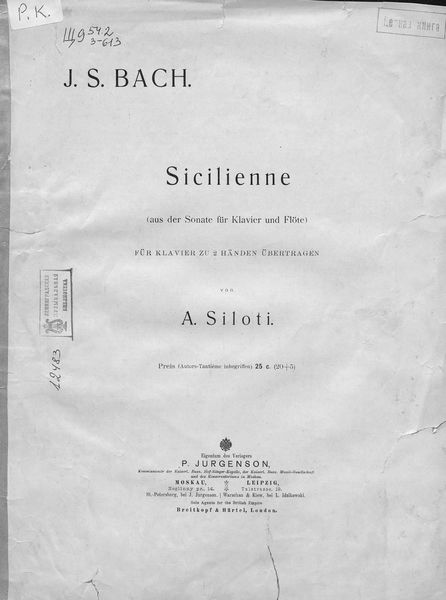 Обложка книги  «Sicilienne»