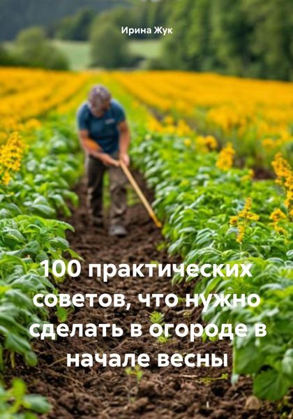 Обложка книги «100 практических советов, что нужно сделать в огороде в начале весны»