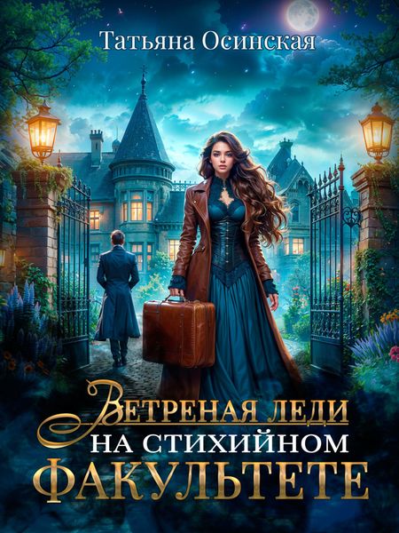 Обложка книги  «Ветреная леди на стихийном факультете»