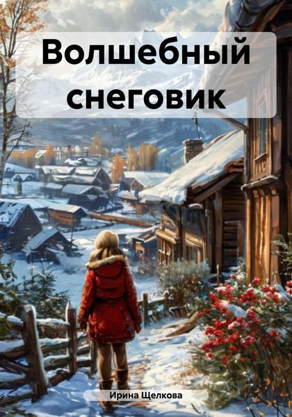 Обложка книги  «Волшебный снеговик»