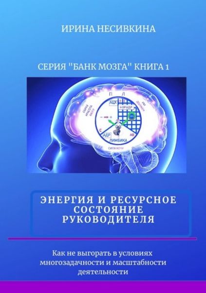Обложка книги  «Серия «БАНК МОЗГА». Книга 1. Энергия и ресурсное состояние руководителя. Как не выгорать в условиях многозадачности и масштабности деятельности»