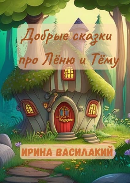 Обложка книги  «Добрые сказки про Лёню и Тёму»