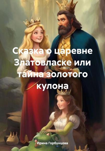 Обложка книги  «Сказка о царевне Златовласке или тайна золотого кулона»