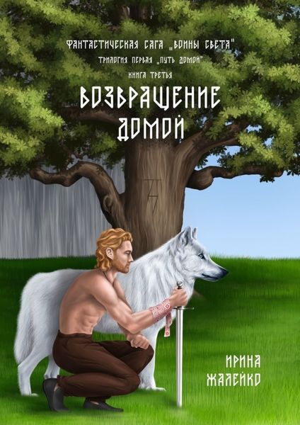 Обложка книги «Возвращение домой. Книга третья. Фантастическая сага «Воины света». Трилогия первая «Путь домой»»