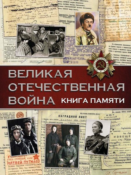 Обложка книги  «Великая Отечественная война. Книга памяти»