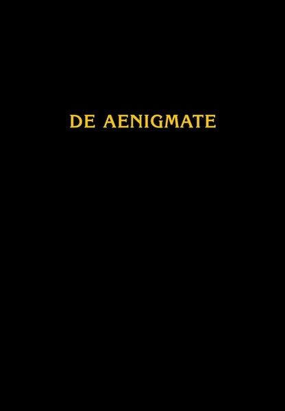 Обложка книги  «De Aenigmate / О Тайне. Сборник научных трудов»