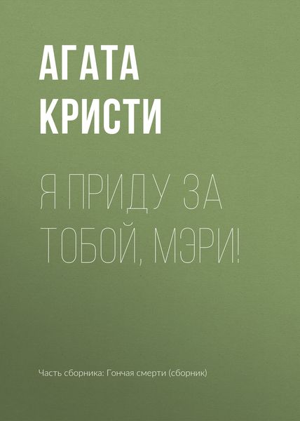 Обложка книги  «Я приду за тобой, Мэри!»