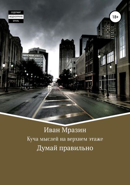 Обложка книги  «Куча мыслей на верхнем этаже»