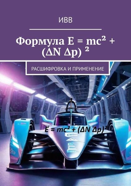 Обложка книги  «Формула E = mc² + (ΔN Δp) ². Расшифровка и применение»