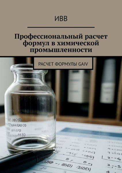 Обложка книги  «Профессиональный расчет формул в химической промышленности. Расчет формулы GAIV»