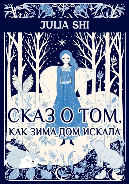 Обложка книги  «Сказ о том, как Зима дом искала»
