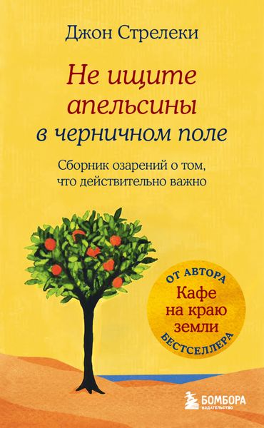 Обложка книги  «Не ищите апельсины в черничном поле. Сборник озарений о том, что действительно важно»