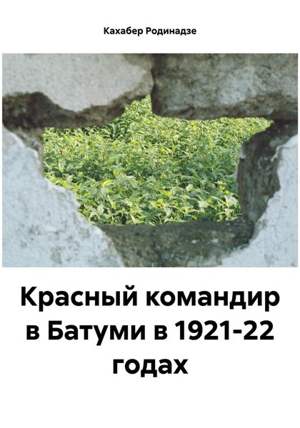 Обложка книги «Красный командир в Батуми в 1921-22 годах»