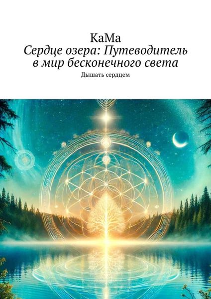 Обложка книги  «Сердце озера: Путеводитель в мир бесконечного света. Дышать сердцем»