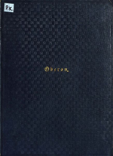 Обложка книги  «Oberon»