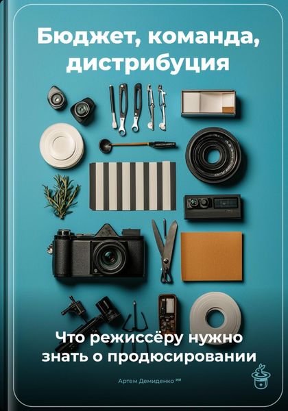 Обложка книги  «Бюджет, команда, дистрибуция: Что режиссёру нужно знать о продюсировании»