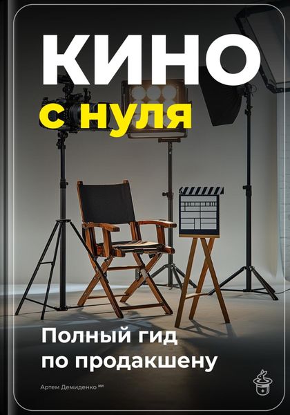 Обложка книги  «Кино с нуля: Полный гид по продакшену»