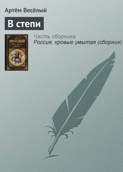 Обложка книги  «В степи»