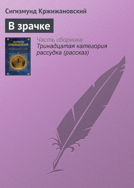 Обложка книги  «В зрачке»