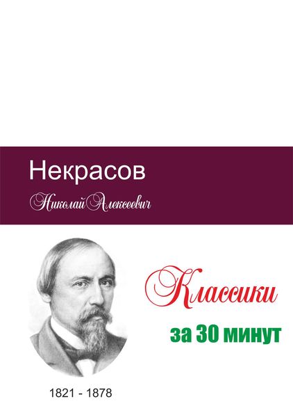 Обложка книги  «Некрасов за 30 минут»
