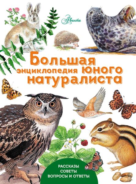 Обложка книги  «Большая энциклопедия юного натуралиста»