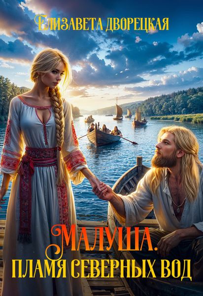 Обложка книги  «Малуша. Пламя северных вод»