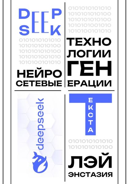 Обложка книги  «DeepSeek – нейросетевые технологии генерации текста»