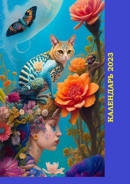 Обложка книги  «Календарь-2023. Художественный стиль «Цветочные эльфы»»