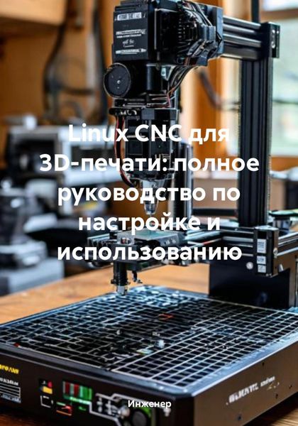 Обложка книги  «Linux CNC для 3D-печати: полное руководство по настройке и использованию»