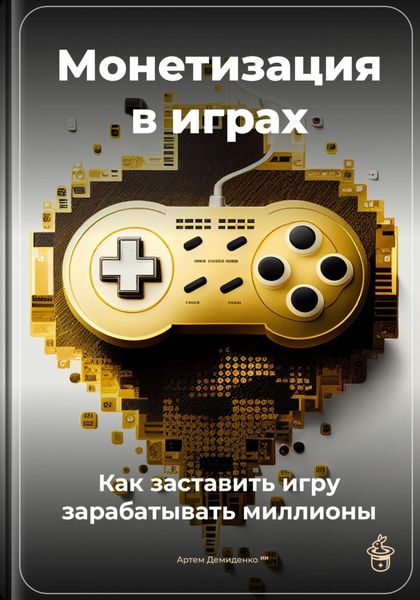 Обложка книги  «Монетизация в играх: Как заставить игру зарабатывать миллионы»