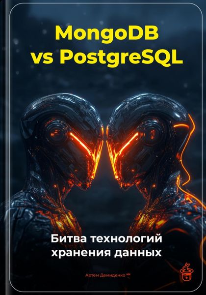 Обложка книги  «MongoDB vs PostgreSQL: Битва технологий хранения данных»