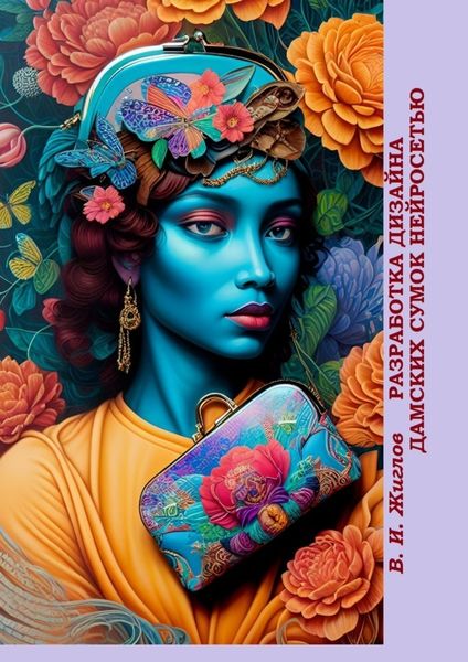 Обложка книги «Разработка дизайна дамских сумок нейросетью»