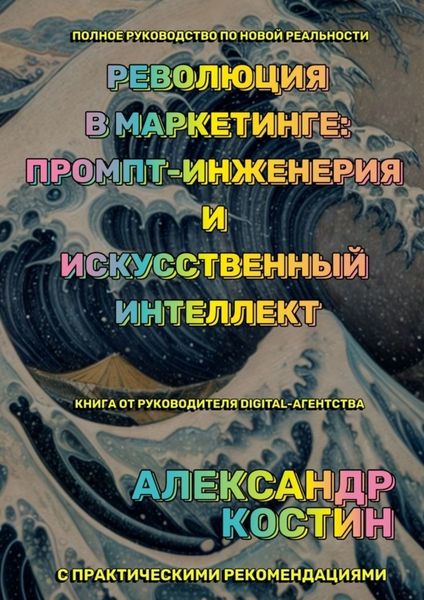 Обложка книги  «Революция в маркетинге: промпт-инженерия и искусственный интеллект»