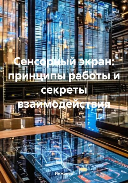 Обложка книги  «Сенсорный экран: принципы работы и секреты взаимодействия»