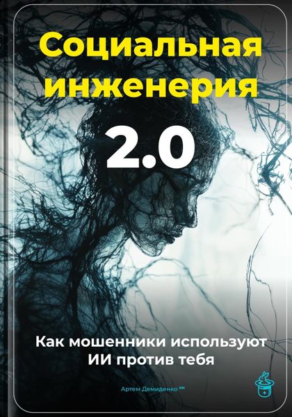 Обложка книги  «Социальная инженерия 2.0: Как мошенники используют ИИ против тебя»