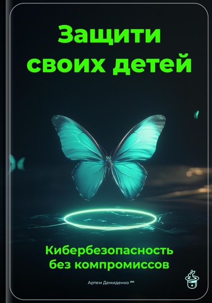 Обложка книги  «Защити своих детей: Кибербезопасность без компромиссов»