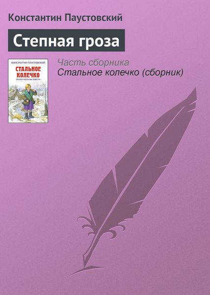 Обложка книги  «Степная гроза»