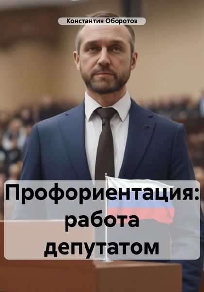 Обложка книги  «Профориентация: работа депутатом»