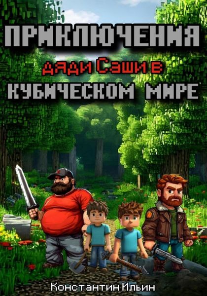 Обложка книги  «Приключение дяди Саши в кубическом мире»