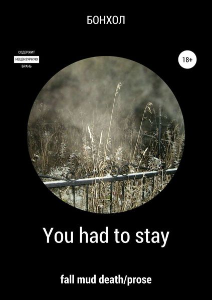 Обложка книги  «You had to stay»