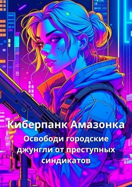 Обложка книги  «Киберпанк Амазонка. Освободи городкие джунгли от преступных синдикатов»