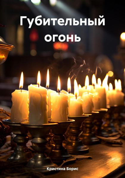Обложка книги  «Губительный огонь»