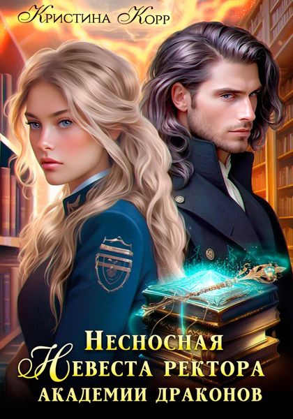 Обложка книги  «Несносная невеста ректора академии драконов»